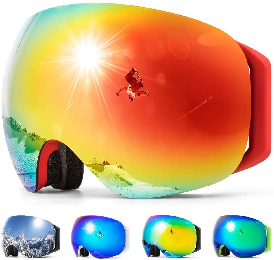 Gift ideas for skiers and snowboarder - check out these Copozz Goggles