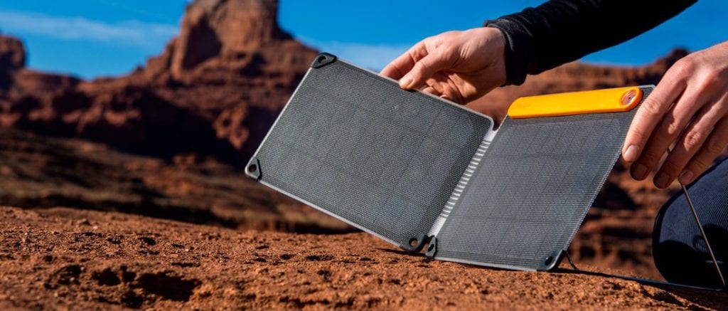 The BioLite SolarPanel 10+ is an eco-friendly cool gadget for adventurers